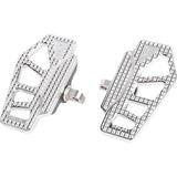 Thrashin Supply CO. Apex Mini Floorboards Male Mount Chrome - TSC-2217-3-D For Harley Motorcycles 1957-2025