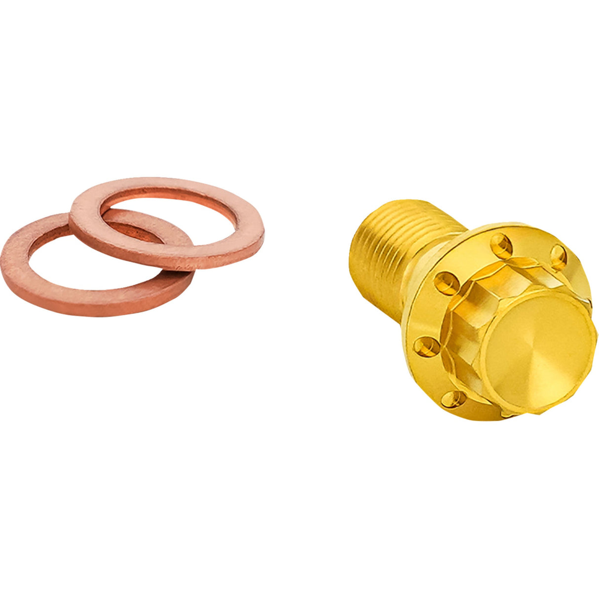Arlen Ness Titanium 12-Point Banjo Bolt M10x1.0 Gold - 300-829 For Harley Motorcycles 2008-2026