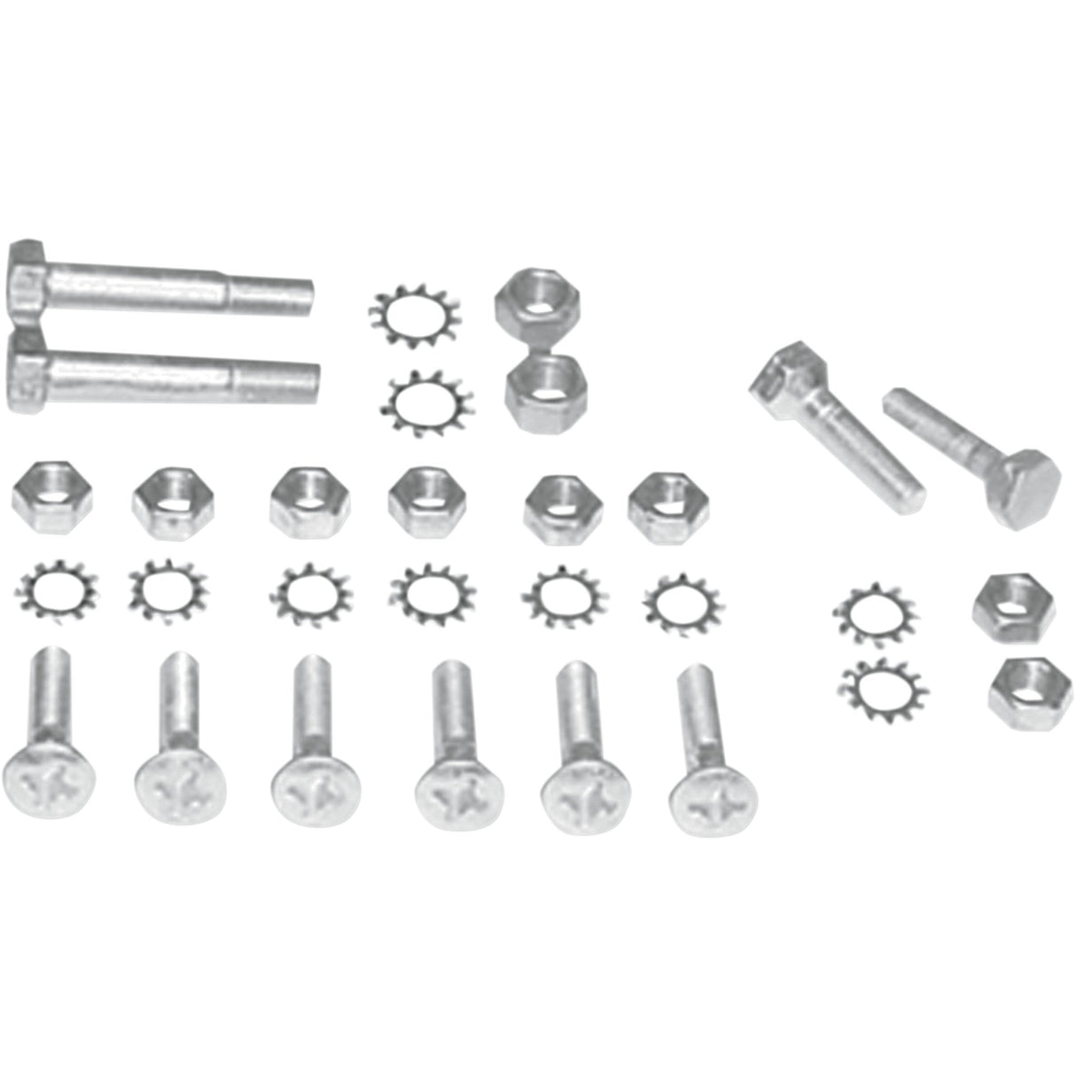 Colony Rear Fender Mounting Hardware Kit Fender Rear Cadmium - 2625-30 For Harley Touring 1958-1980