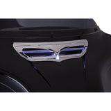 CIRO 2350-0342 40010 LED Lighted Fairing Vent Trim - Chrome