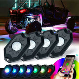 BRITE-LITES 2040-2341 BL-RGBROCK4 RGB & Bluetooth LED Rock Light Kit LED Rock Light Kit
