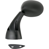 EMGO 2078272 20-78272 OEM-Style Replacement Mirror Mirror - Side View - Round - Black - Left