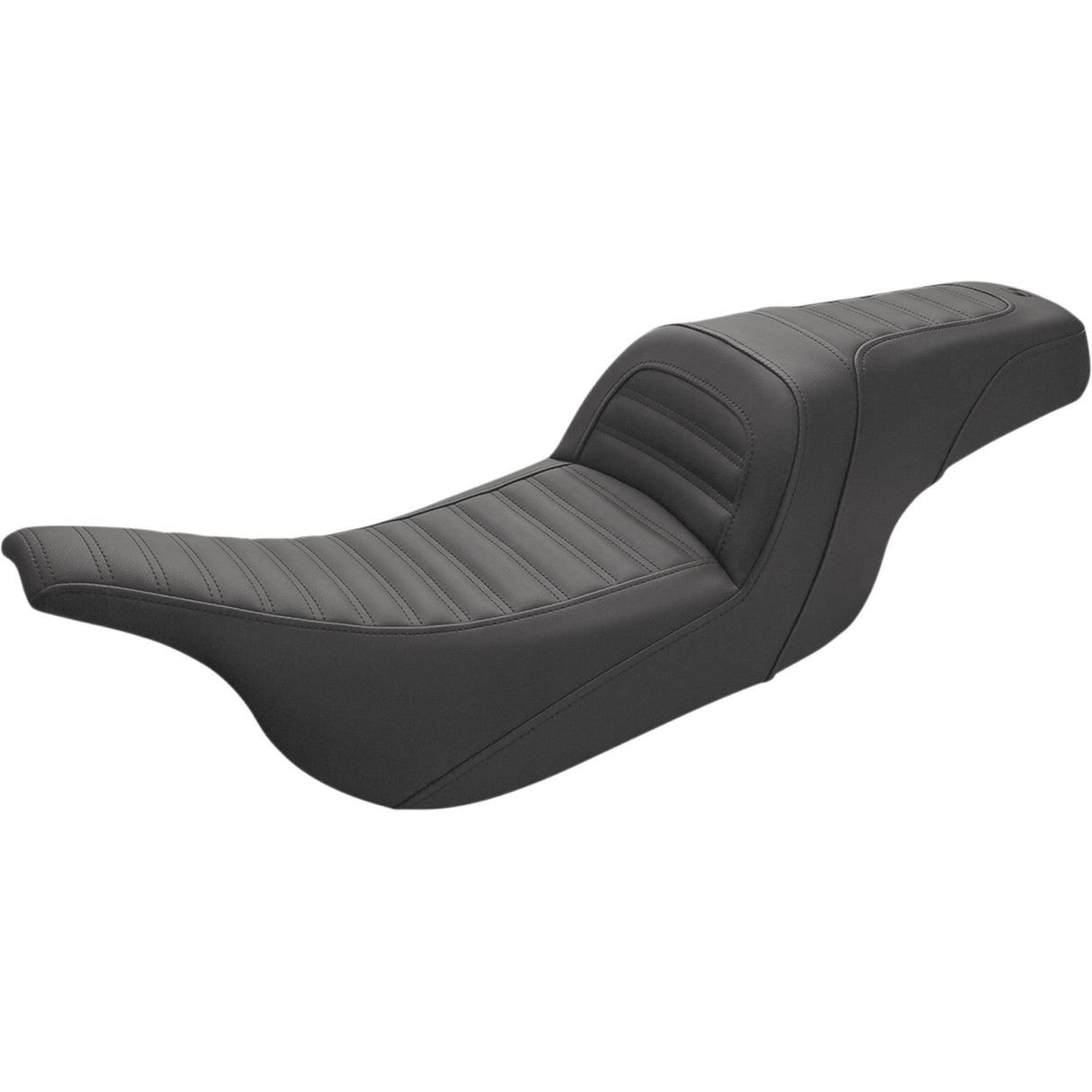 Saddlemen Slim Roll & Pleat Seat Black - 897-07-161 For Harley Touring 1997-2007