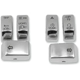 DRAG SPECIALTIES 0616-0152 Switch Cap Kit Switch Caps - Chrome