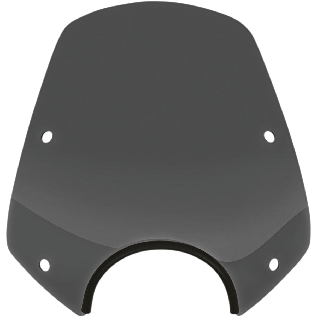 MEMPHIS SHADES 2311-0085 MEP50110 Del Rey Sportshield - Del Rey Windshield - Dark Black Smoke