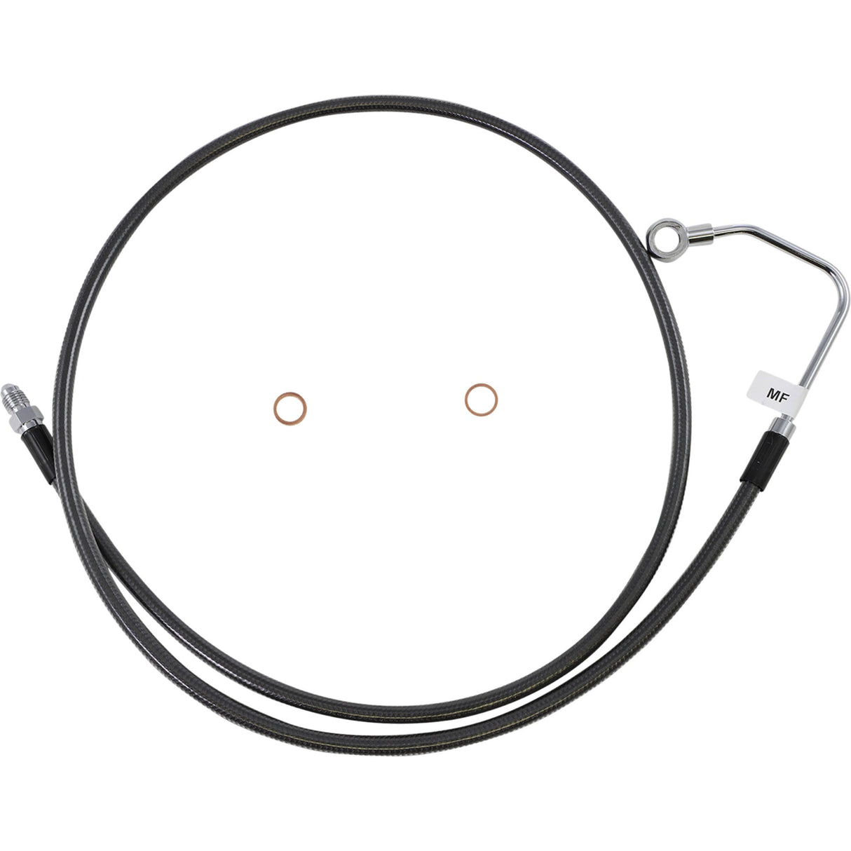 Magnum Shielding Designer Series ABS-Specific Mid Brake Line Kit ABS Black Pearl - 47011 For Harley Touring 2008-2013