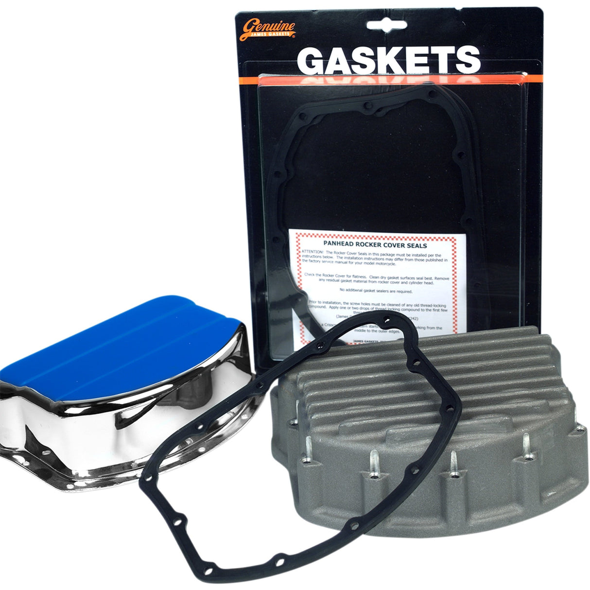 James Gasket Replacement Rocker Box Cover Gaskets Panhead - JGI-17541-48-DL For Harley Touring 1948-1965