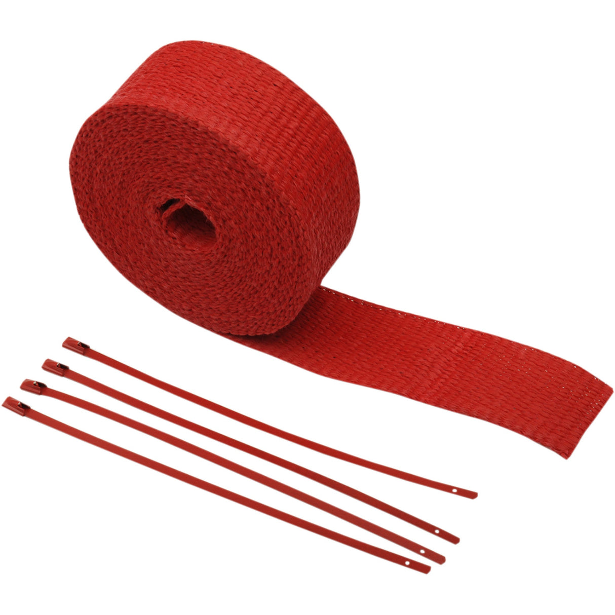 CYCLE PERFORMANCE PROD. 1861-0970 CPP/9068R Fiberglass Exhaust Wrap Kit red - 2" x 25'