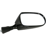 EMGO 0640-0697 20-55201 OEM-Style Replacement Mirror Mirror - Side View - Oval - Black - Right