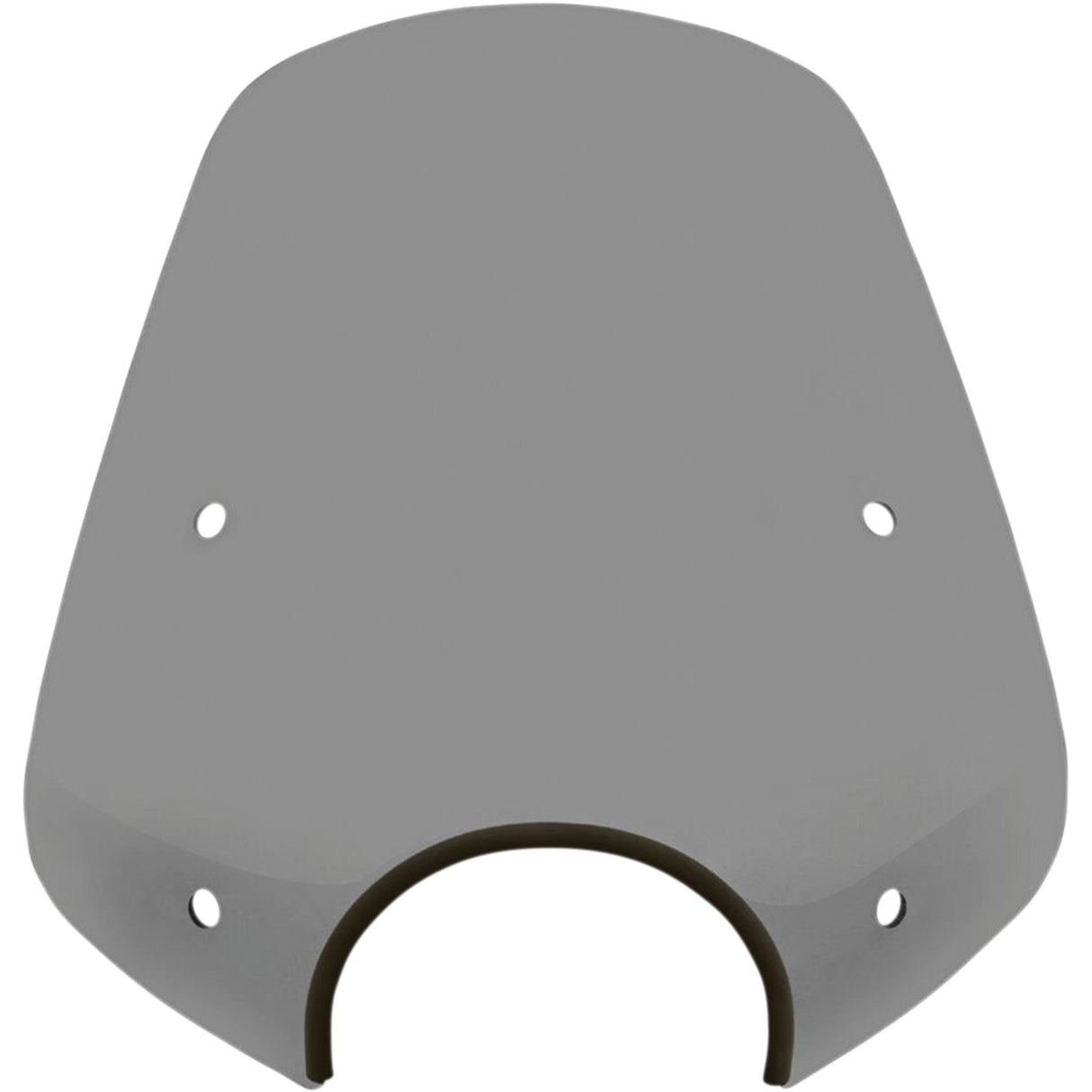 MEMPHIS SHADES 2313-0282 MEP55112 Pop Top Sportshield Pop Top Windshield - 7" Headlight Cut Out - Black Smoke