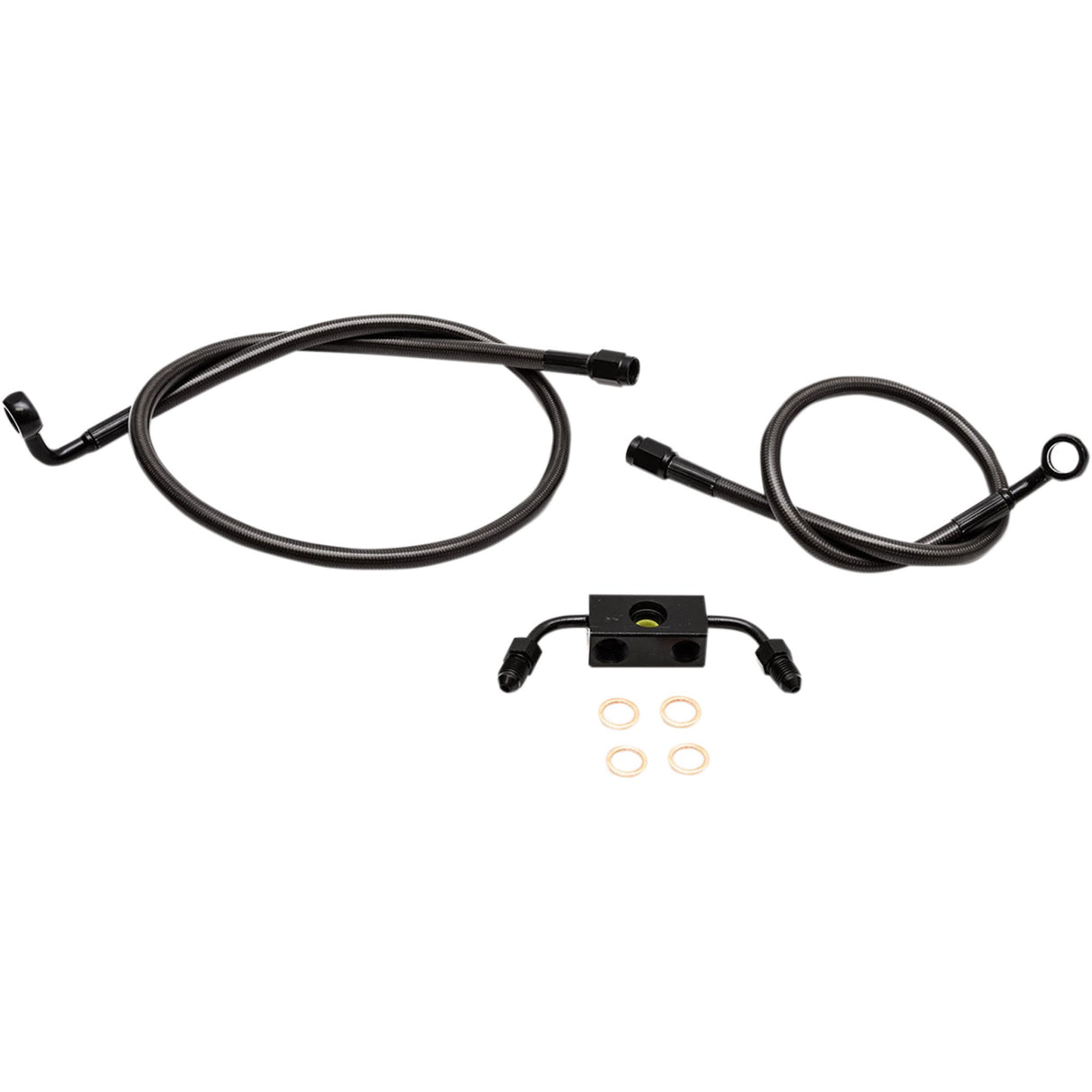 La Choppers Midnight Series Brake Line - LA-8321B08M For Harley Sportster 2014-2022