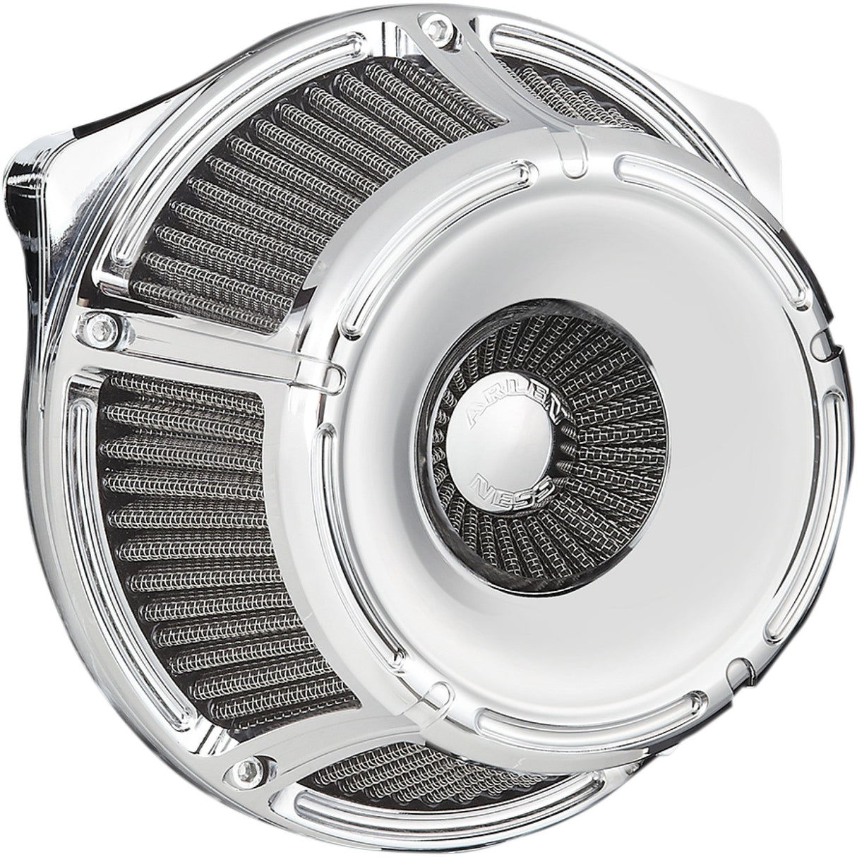 Arlen Ness Inverted Series Air Cleaner Kit — Slot Track Chrome - 18-914 For Harley Motorcycles 2017-2025
