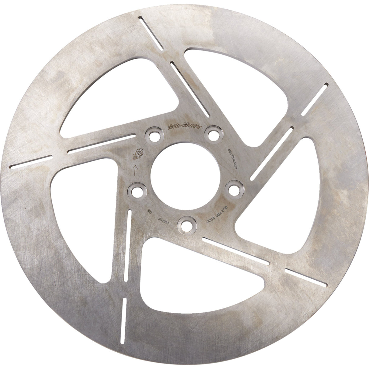 Moto-Master Brake Rotors Front Right Tulsa - 110758-PU For Harley Motorcycles 2008-2023