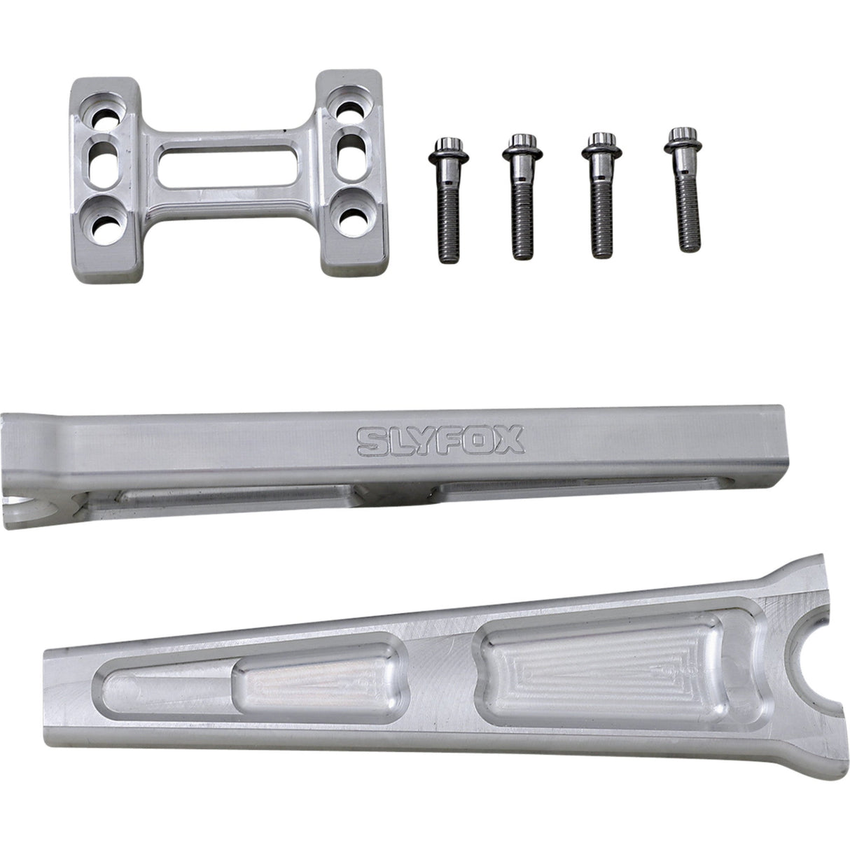 SLYFOX 0602-1160 TM-SLY7 Handlebar Riser Kit - Straight - 10" - Raw