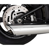 VANCE & HINES 1801-1896 16750 Twin Slash Slip-On Muffler chrome - softail