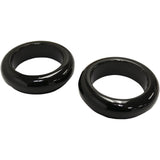 LA Choppers Fork Dust Covers 39 Mm Gloss Black Powder-Coat - LA-7503-39B For Harley 1984-2022