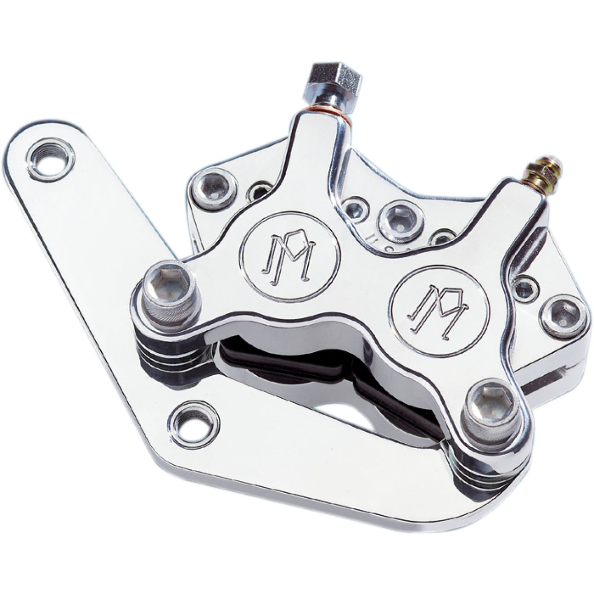 PERFORMANCE MACHINE (PM) DS-325055 1219-0017P Caliper Kit - Single Disc Caliper - Front - Polished 87-99