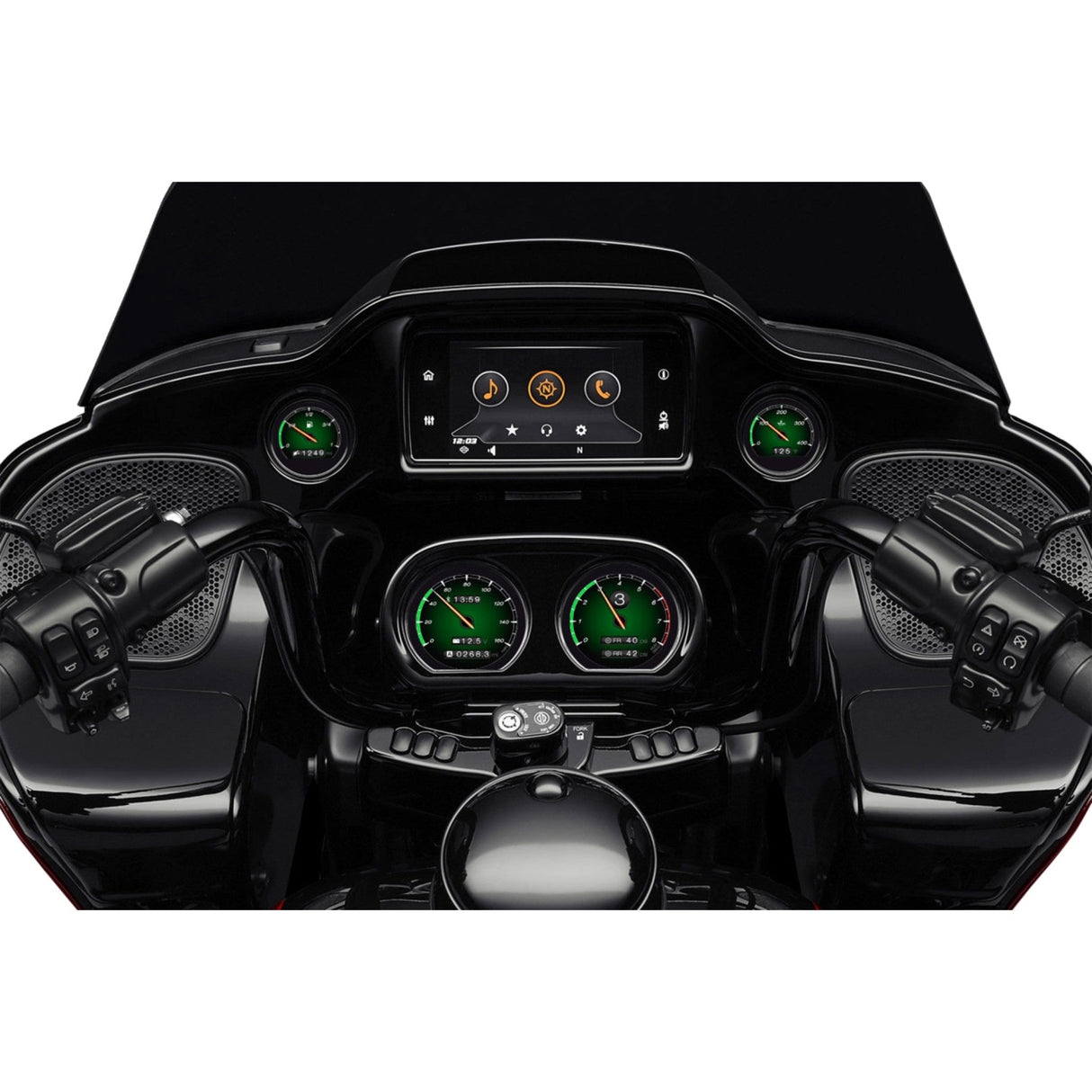 KOSO NORTH AMERICA 2210-0702 BA064930 HD-03X | TFT Gauge Set harley-davidson®