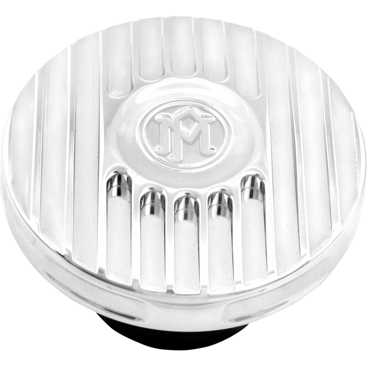 PERFORMANCE MACHINE (PM) 0703-0910 0210-2071GRL-CH Custom Gas Cap - Grill - Chrome
