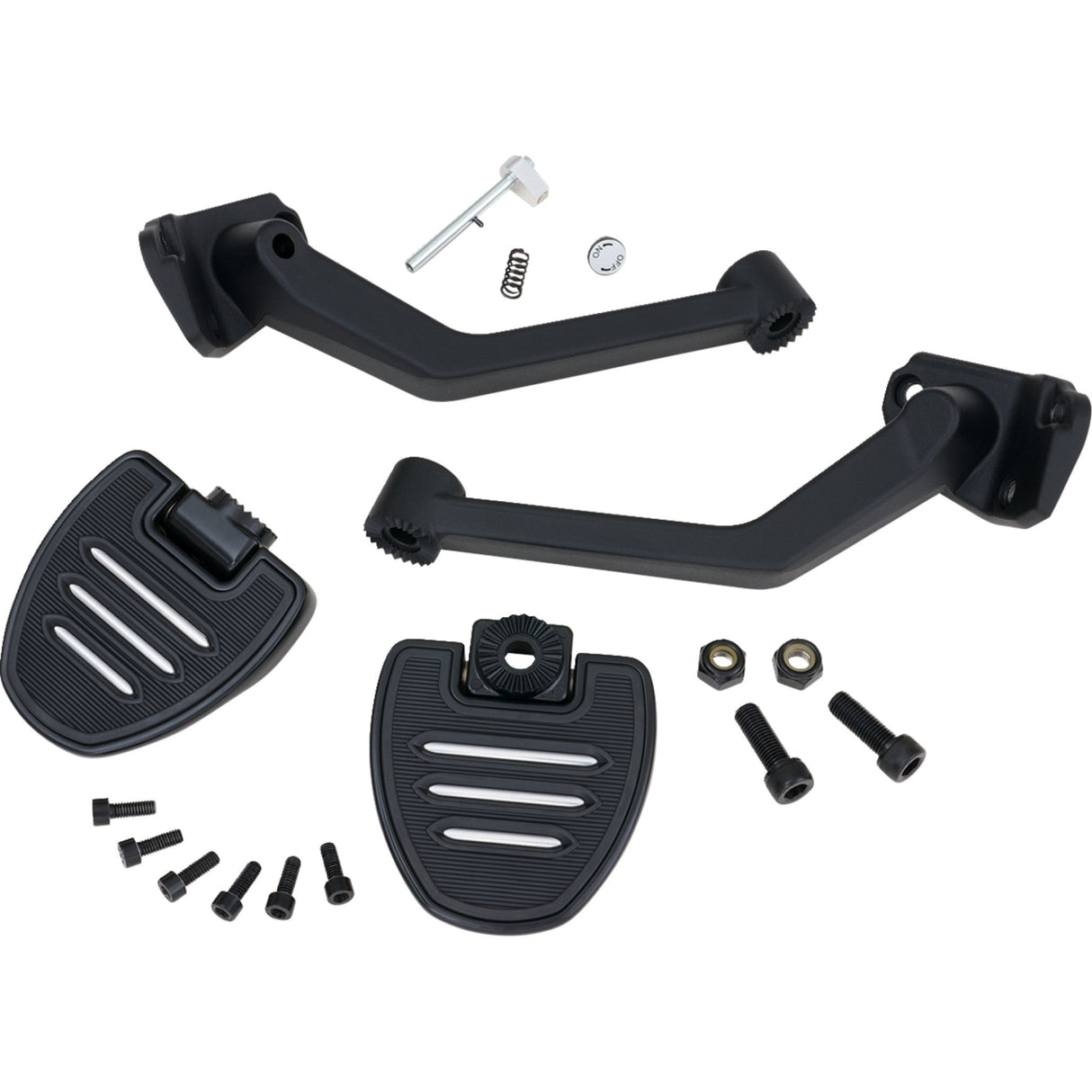 SHOW CHROME 1621-1119 41-413BK Adjustable Passenger Boards black - ryker