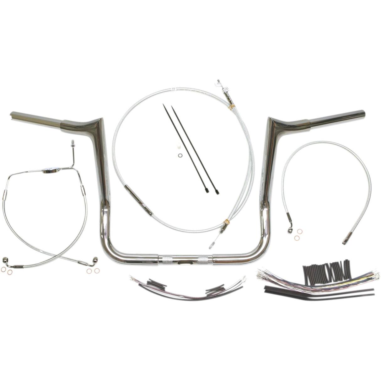 Magnum Shielding 1-1/4" Viking Handlebar Installation Kit Sterling Chromite II® For Harley Touring 2008-2013