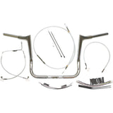 Magnum Shielding 1-1/4" Viking Handlebar Installation Kit Sterling Chromite II® For Harley Touring 2008-2013