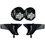 CUSTOM DYNAMICS 2001-3047 SD2-23-RG-WW Shark Demon® 2 Dual Headlight Kit Shark Demon® 2 Headlight Light - w/ Speed Plates