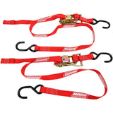 MOOSE OFFROAD 3920-0298 3920-0298 Heavy-Duty Tie-Downs Ratchet Tie-Down - 1" - Red