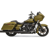 Bassani Xhaust DNT Straight Can Slip-On Mufflers Black - 1F72DNT5B For Harley Touring 2017-2026