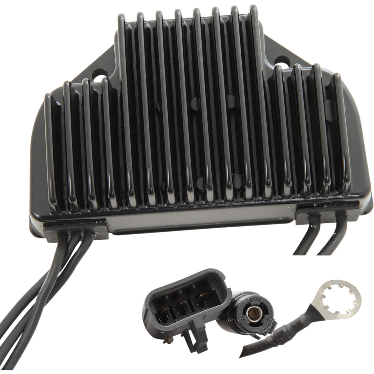DRAG SPECIALTIES 2112-0833 Solid-State Regulator Regulator V-Rod '02-'07 - Black