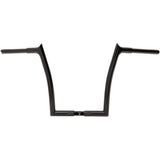 FAT Baggers INC. 1-1/4" EZ Install Pointed Top Handlebar 14" Black - 906014-B For Harley Road Glide 2015-2022