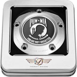FIGURATI DESIGNS 0940-2094 FD50-TC-5H-SS Timing Cover 5 hole - pow mia - stainless steel