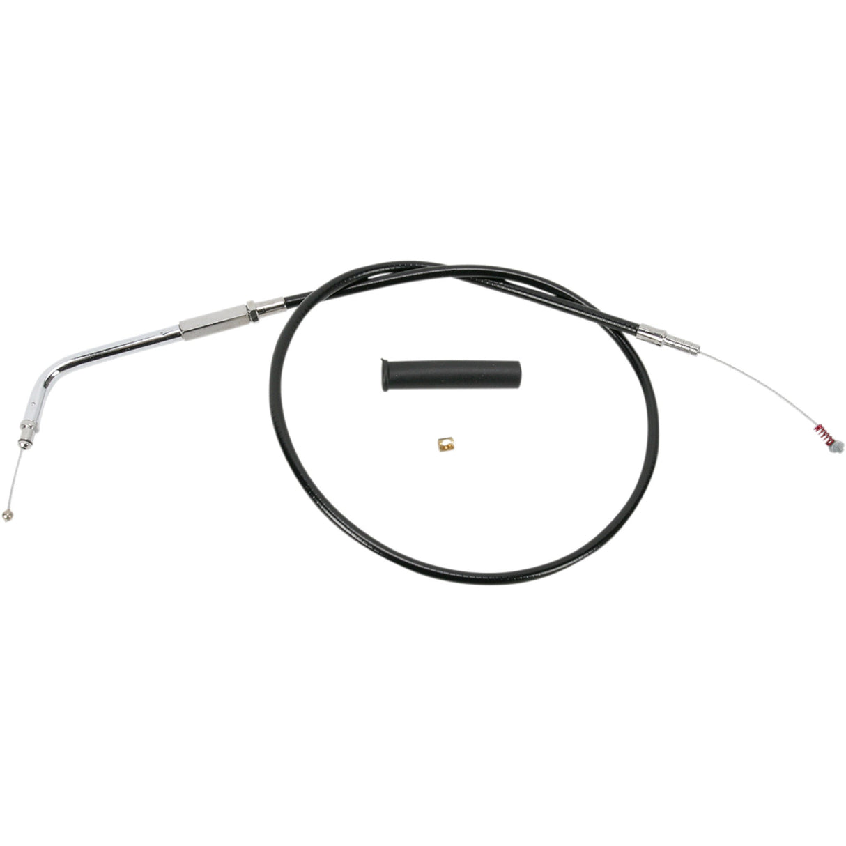 DRAG SPECIALTIES Black Vinyl Cable Idle