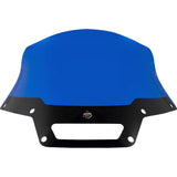 Klock Werks Kolor Flare® Windshield 8" Blue - KWW-02-0633 For Harley Softail Low Rider 2022-2025