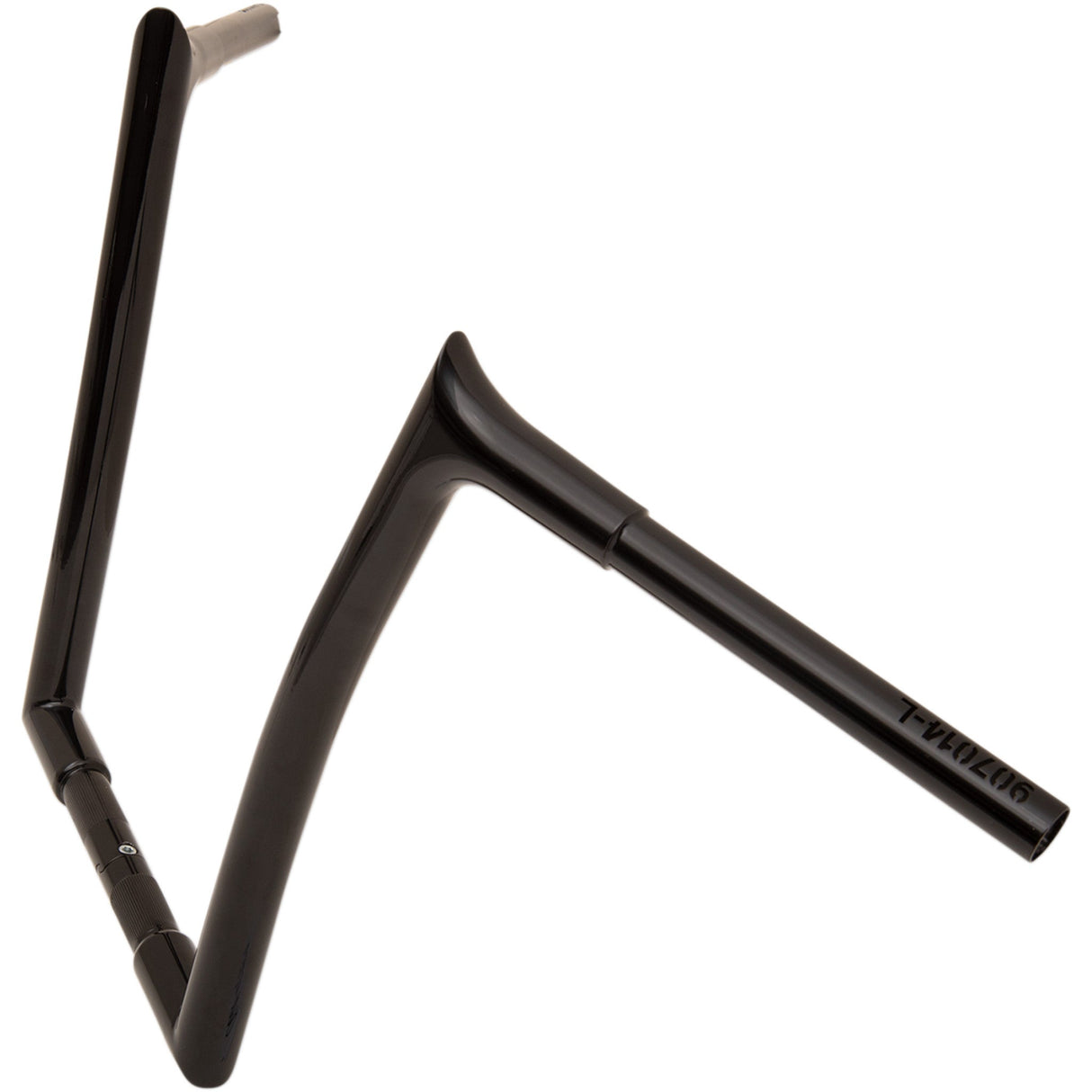 FAT Baggers INC. 1-1/4" EZ Install Pointed Top Handlebar 14" Black - 907014-B For Harley Touring / Softail / Road King / Road Glide 1994-2023