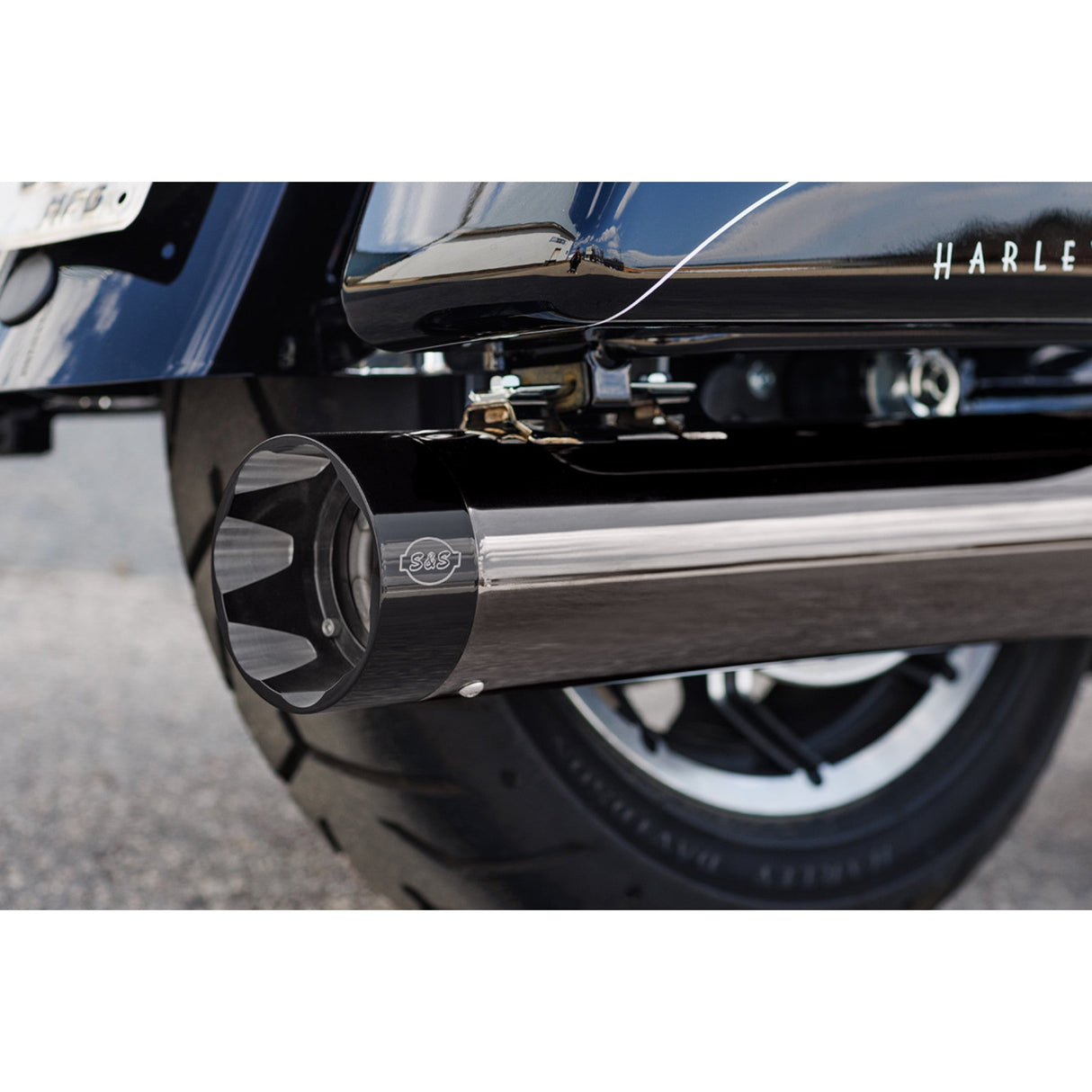 S&s Cycle Sidewinder 2-Into-1 Exhaust System - 550-1123 For Harley Touring 2017-2026