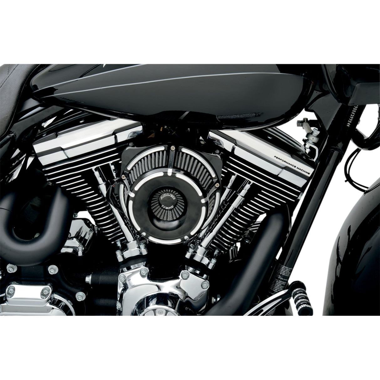 Performance Machine Scallop Cover - 0177-2021-BM For Harley Motorcycles 1999-2017