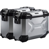 SW-MOTECH 3580-0460 KFT.08.922.70001/S TRAX ADV Aluminum Case System silver - kawasaki versys 1000 '18-'23