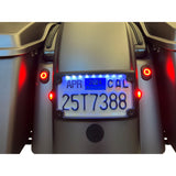 Kodlin USA Elypse 3-1 LED License Plate Kit Amber Red White Black - KUS20300 For Harley Touring 2013-2023