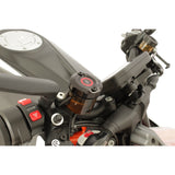 Gilles Tooling Master Cylinder Reservoir Cover Brake Front Black - BRC-06-B For Harley Pan America 2021-2024 | Ducati Motorcycles 2012-2024