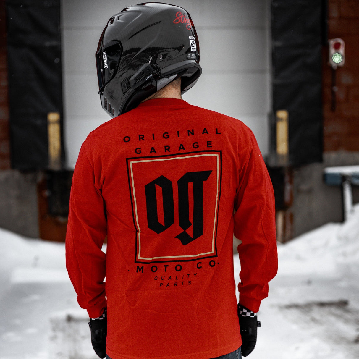Original Garage Moto El Diablo Long Sleeve - Red