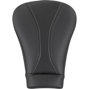 Saddlemen Dominator Pillion Pad Sport Black With Gray Stitching - 808-07B-0242L For Harley Touring 2008-2026