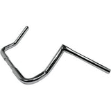 LA Choppers 1-1/4" Twin Peaks Touring Handlebar 10" Chrome - LA-7361-10 For Harley Touring 1996-2022