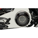 Barnett Scorpion Series Derby Cover Black Anodized 5 Hole - 343-30-44013 For Harley Motorcycles 2007-2018