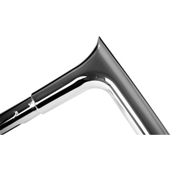 FAT Baggers INC. 1-1/4" EZ Install Pointed Top Handlebar 12" Chrome - 906012 For Harley Road Glide 2015-2022