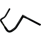 LA Choppers 1-1/4" Twin Peaks Touring Handlebar 12" Black - LA-7361-12B For Harley Touring 1996-2022