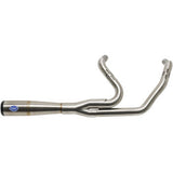 S&S Cycle 2-Into-1 Diamondback Exhaust System Stainless Steel Race Only - 550-1000 For Harley Touring 2017-2026