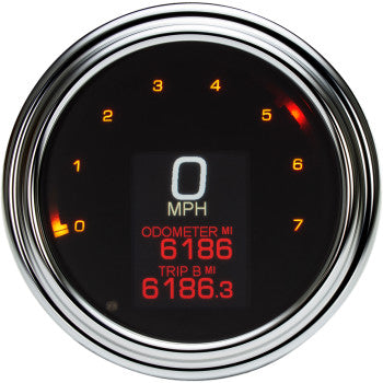 Dakota Digital MLX 2000 Series Gauge Chrome Bezel 4.5" - MLX-2011 For Harley Motorcycles 2011-2024