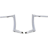 FAT Baggers INC. 1-1/2" EZ Install Pointed Top Handlebar 12" Chrome - 806012 For Harley Road Glide 2015-2020