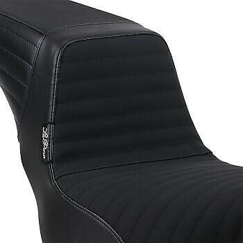 LePera Kickflip Seat — Pleated With Gripp Tape Black - LY-590PTGP For Harley Softail 2018-2021